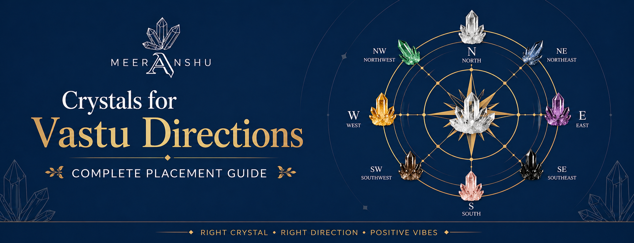 Crystals for Vastu Directions Complete Placement Guide