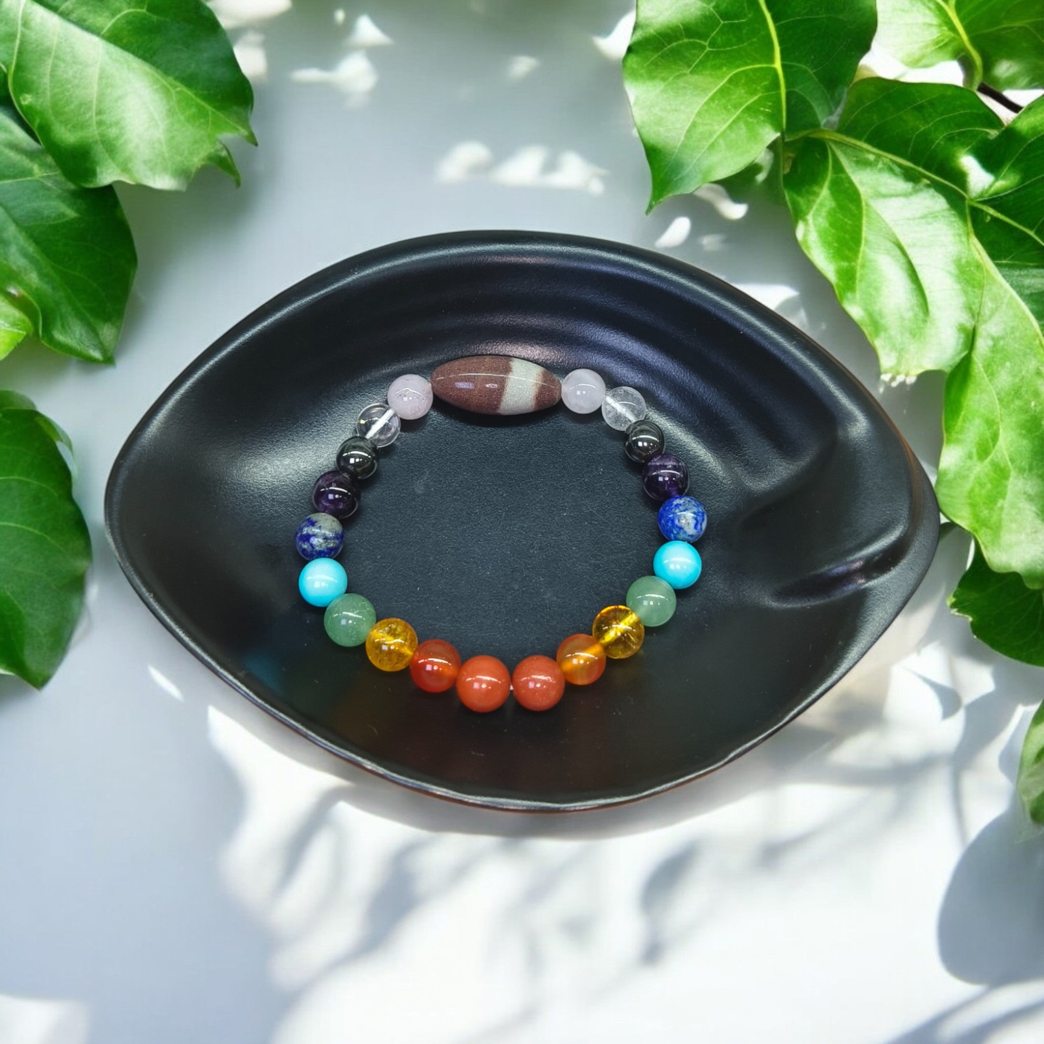 7 Chakra With Narmad stone (AAA)