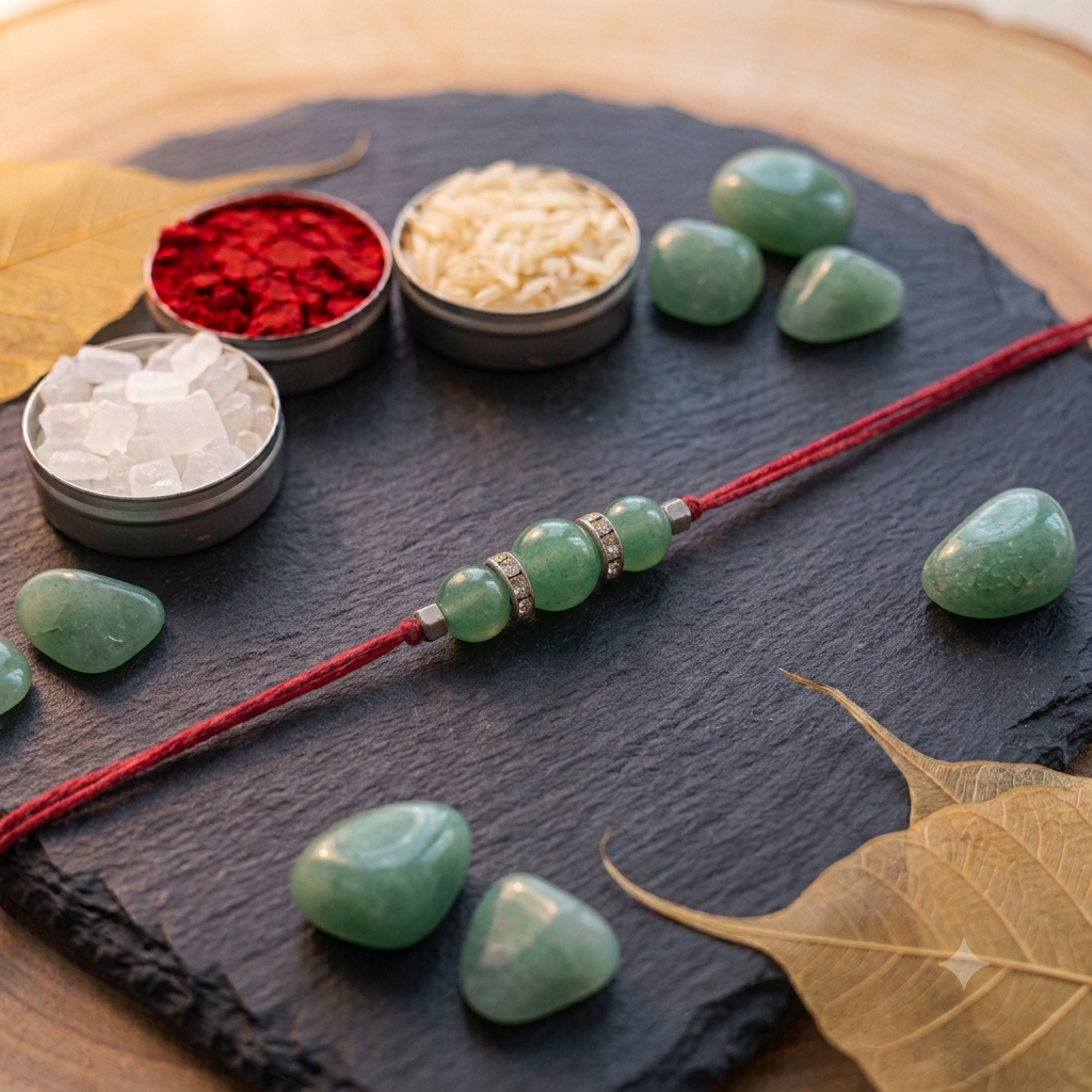 Green Aventurine Small Rakhi