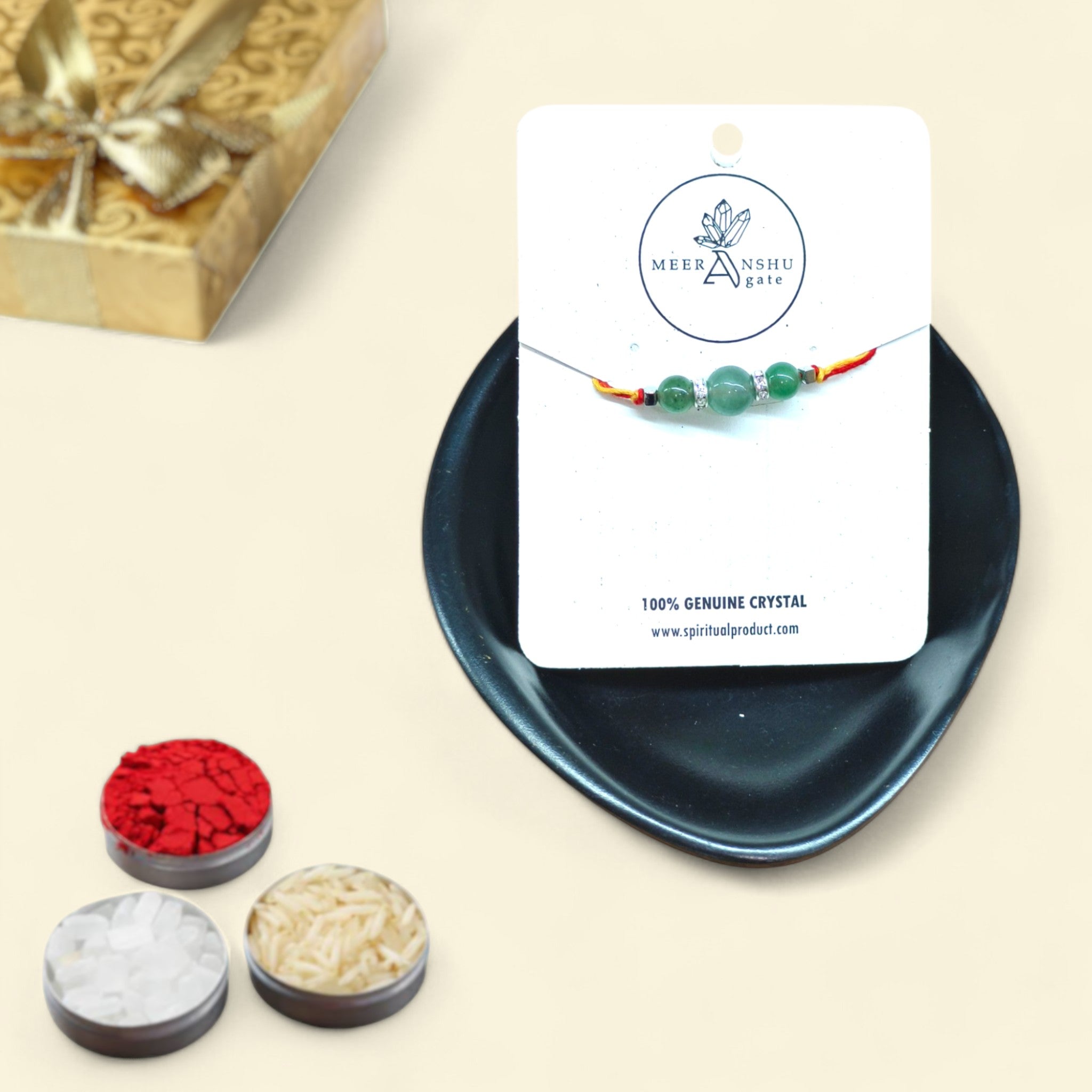 Green Aventurine Small Rakhi