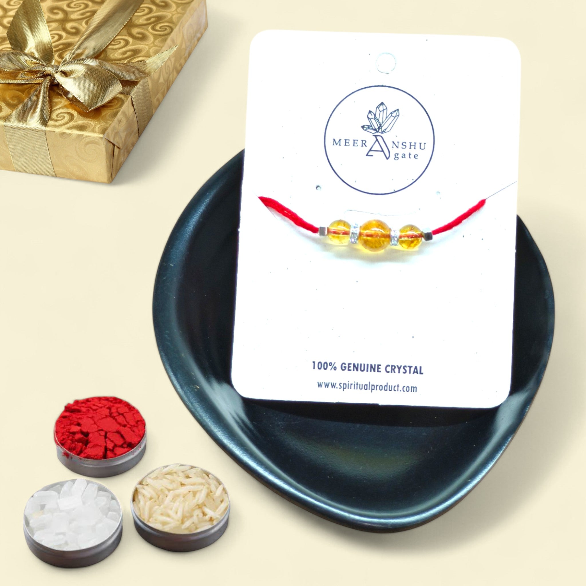 Citrine Small Rakhi