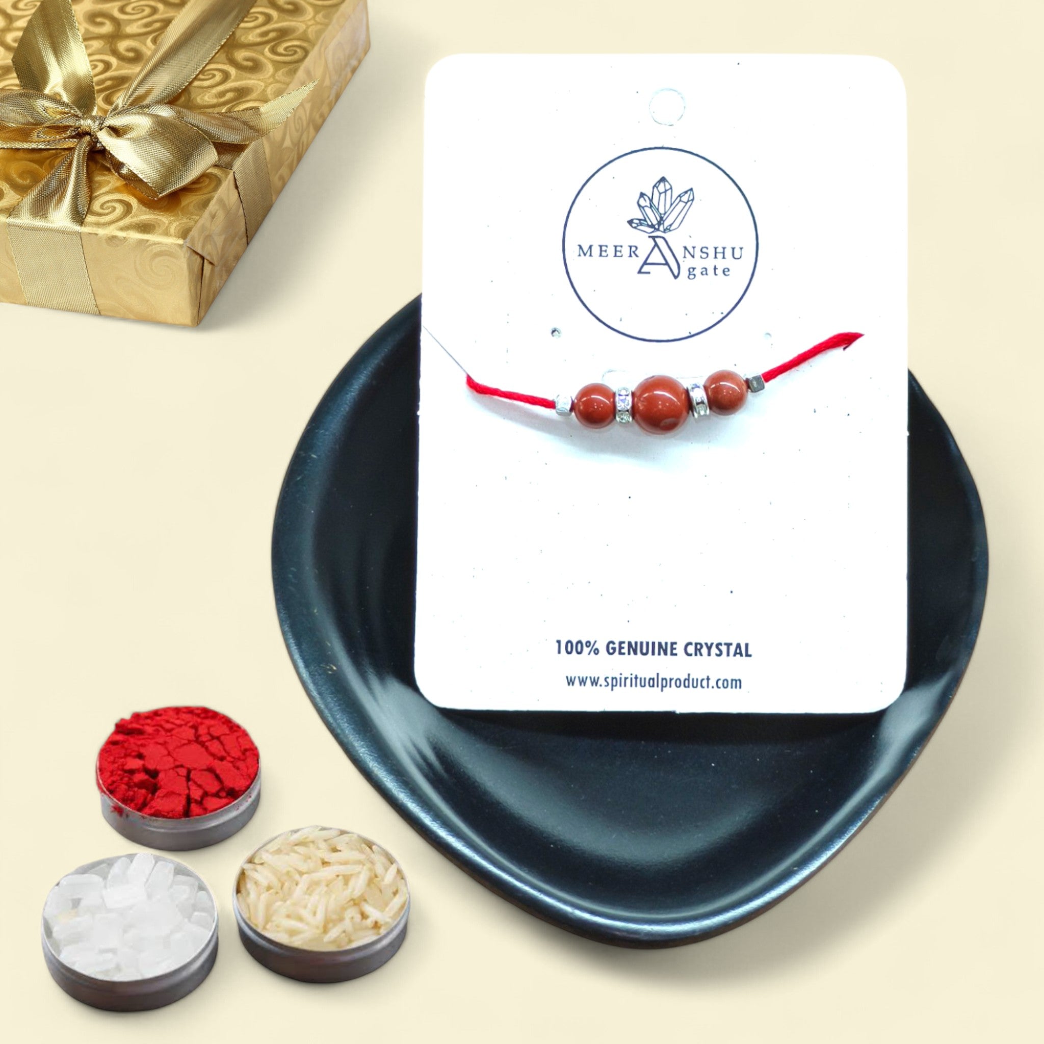 Red Jasper Small Rakhi
