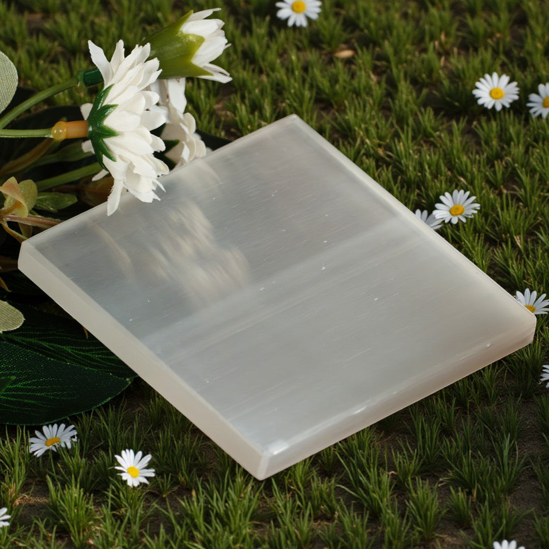 Selenite Plate Plain